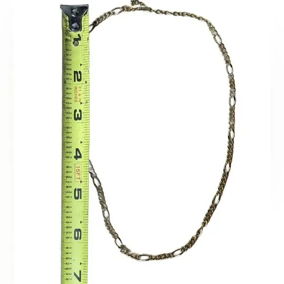 Gold Initial 'K' Pendant Double Necklace w/Faux Diamonds Costume Jewelry - Picture 8 of 14